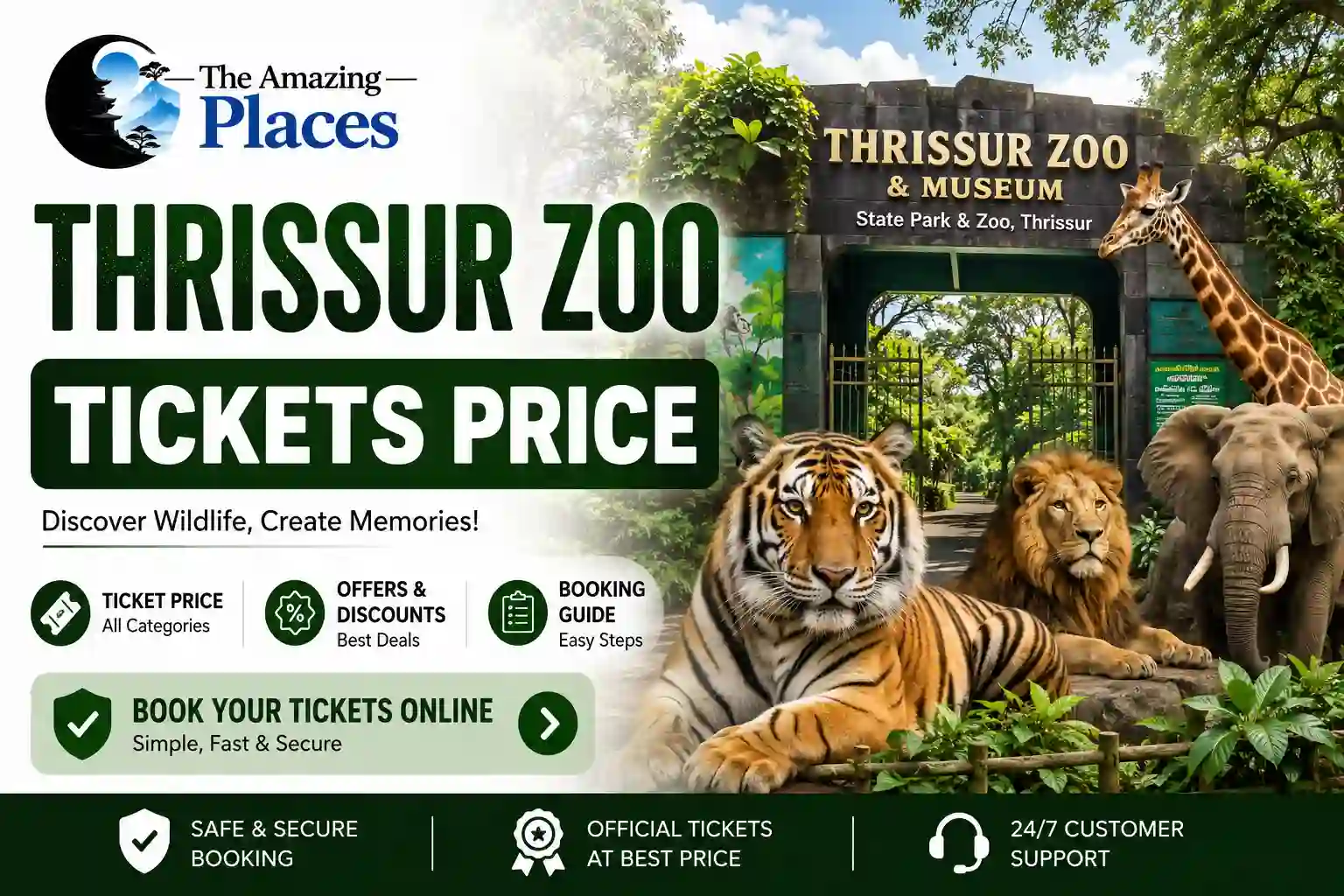 Thrissur Zoo ticket price
