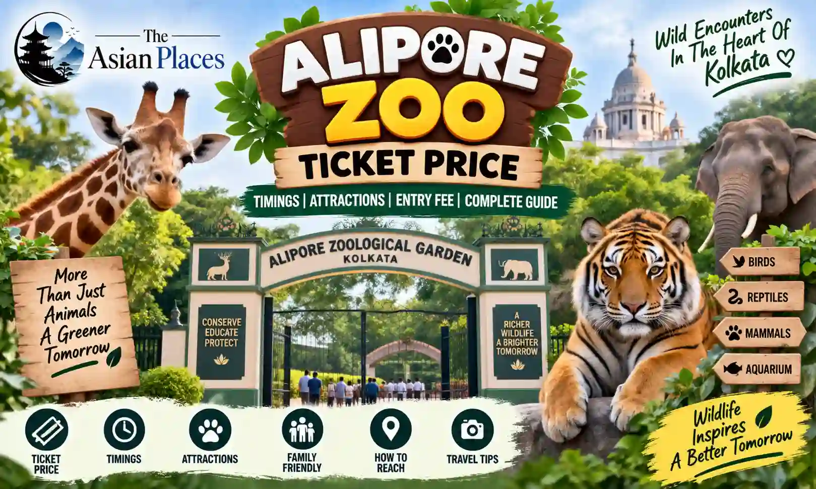Alipore Zoo Ticket Price