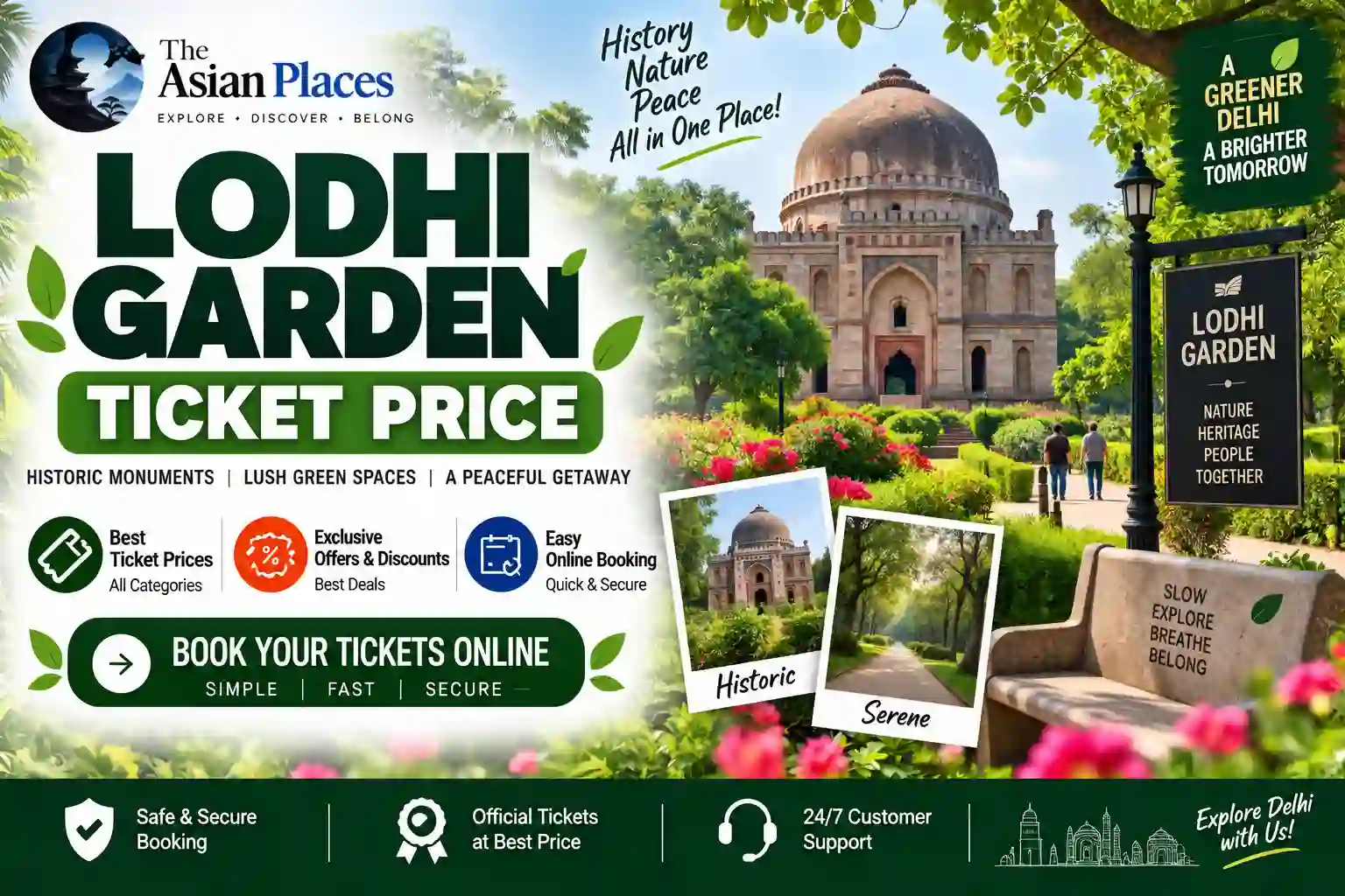 Lodhi Garden ticket price