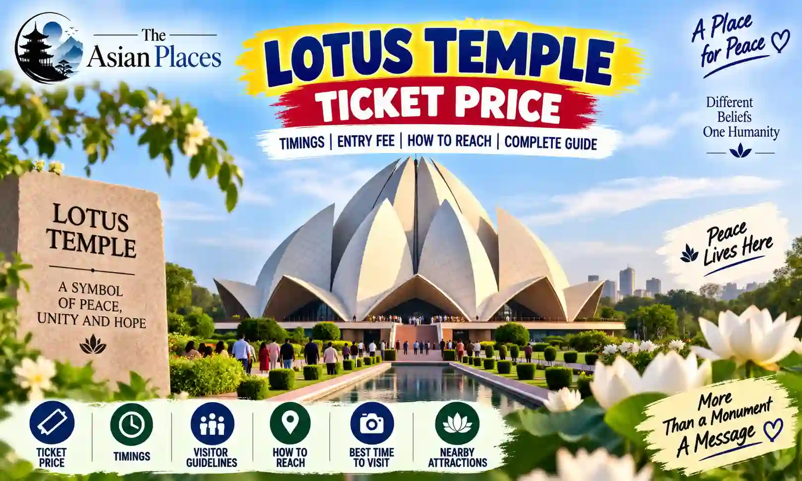 Lotus Temple Ticket Price